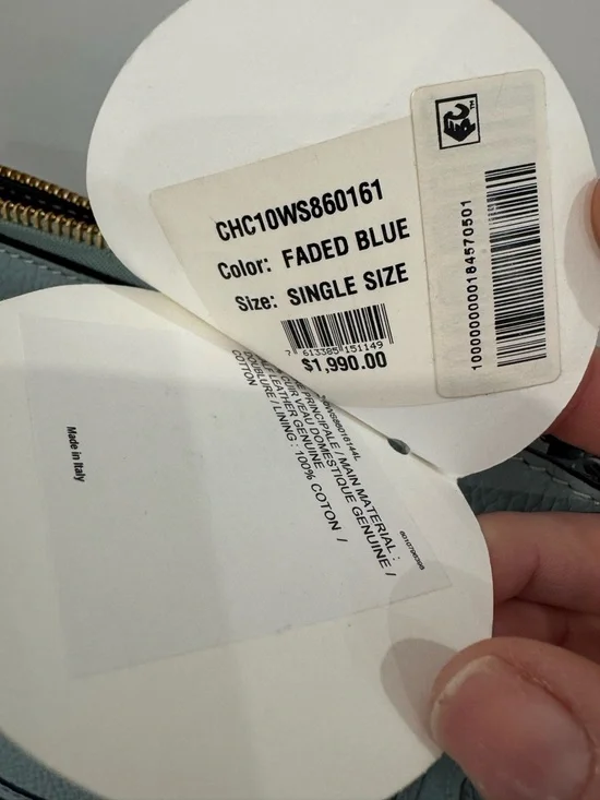 Chloe Medium Marcie  Crossbody Satchel in Faded Blue - Picture 9 of 9